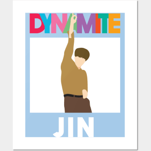 BTS DYNAMITE JIN Posters and Art